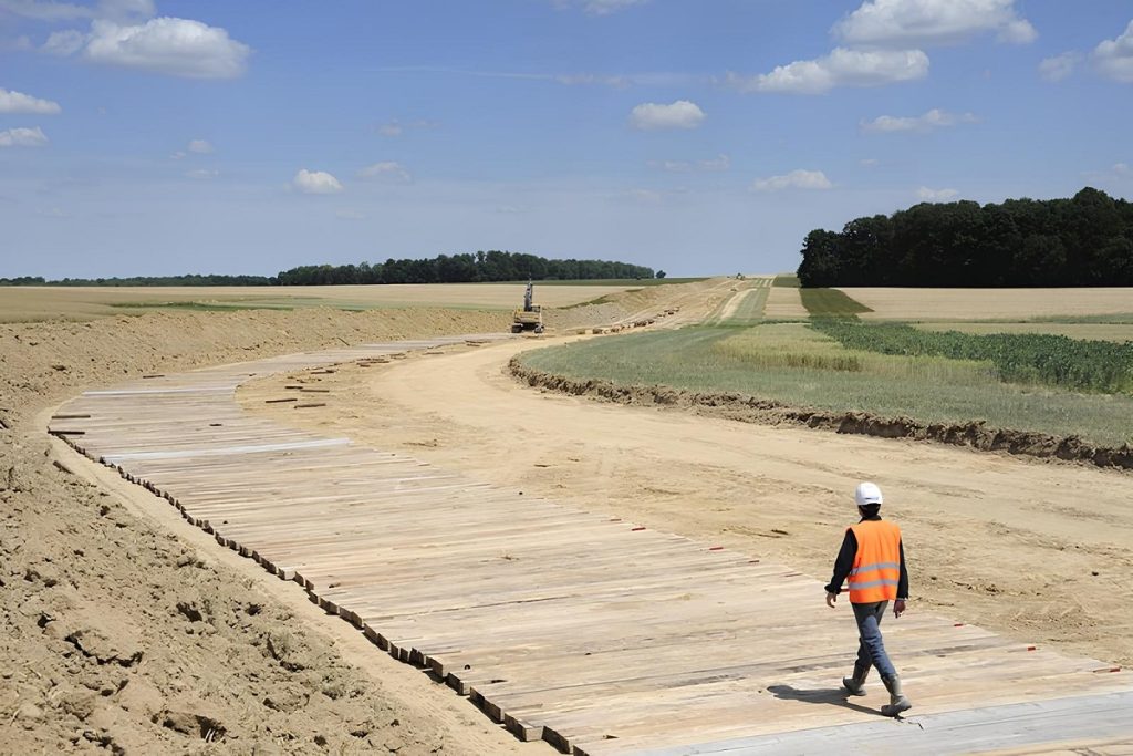 Portable temporary roadway mats